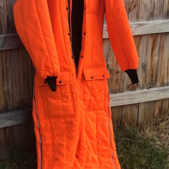 SafTbac Chiller Killer Orange Jumpsuit Made In USA SizeXXL - Picture 3 of 16